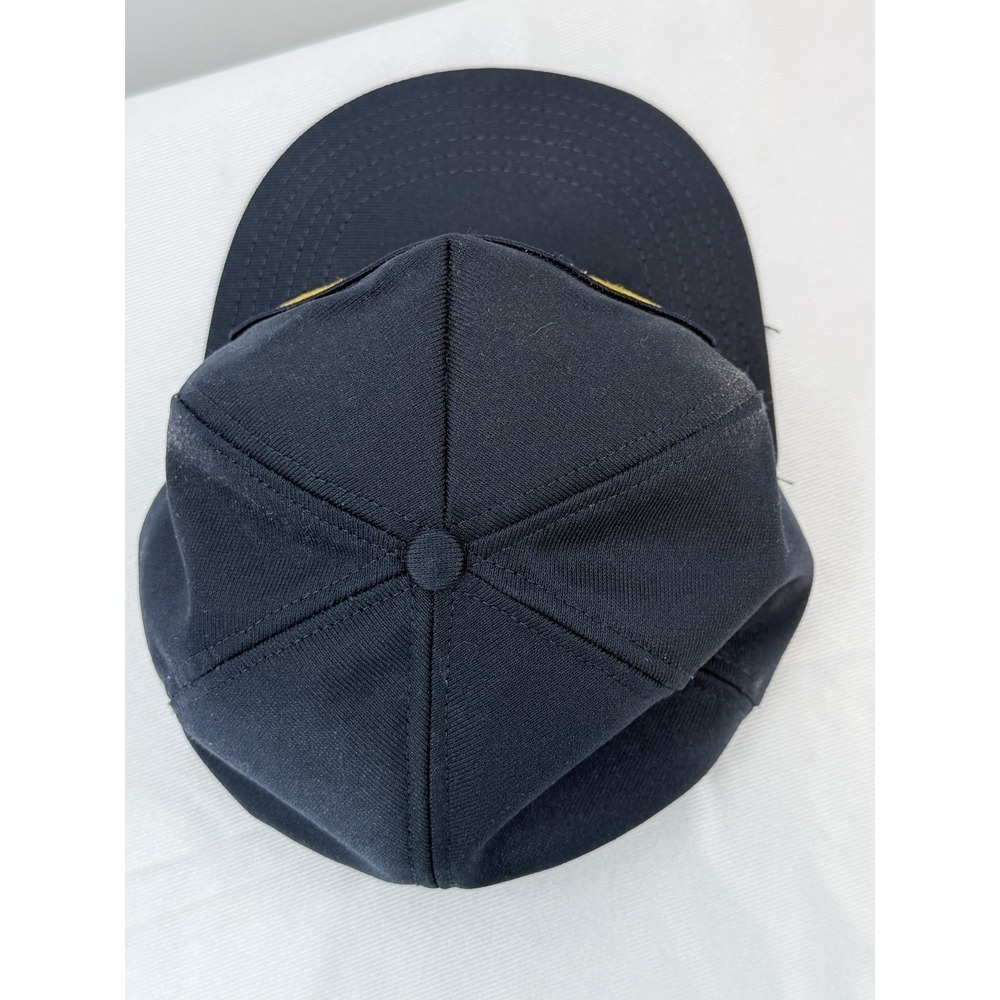 Vintage USS Finback SSN 670 Submarine Snapback Hat Eagle Crest USA Black Navy - Picture 4 of 7